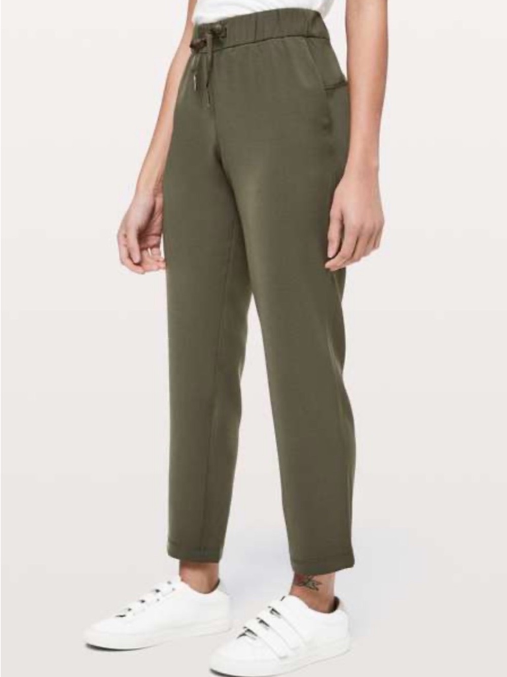 Lululemon Lululemon On The Fly Pants Olive Green Womens 8